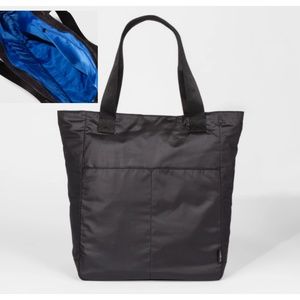 NWT Men's Carryall Tote Bag ~Black & Blue 18x15x6